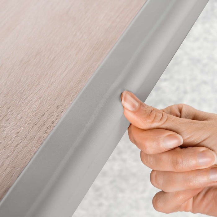 Set 2 benzi de protectie universala din spuma poliuretan pentru muchii si colturi, rezistente la muscaturi, gri, 2 x 1 m, Reer 82041 [4]