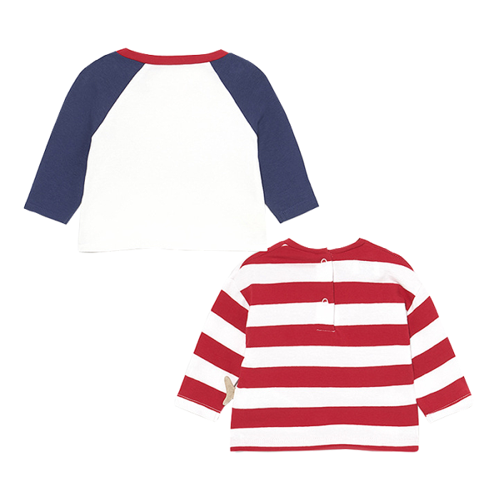 Set 2 bluze cu maneca lunga - baiat - Mayoral 4-6 luni [2]