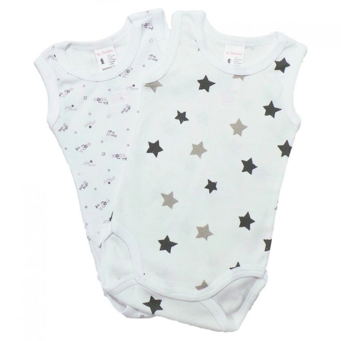 Set 2 Body maiou cu imprimeu Stele mari [2]