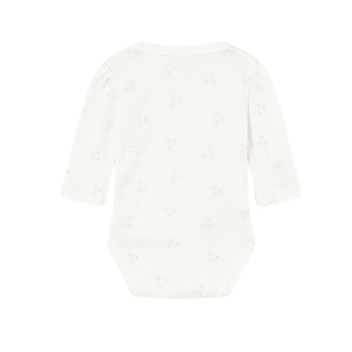 Set 2 body-uri Alb/piersica bumbac BCI nou-nascut - Mayoral  4-6 luni (70 cm) [3]
