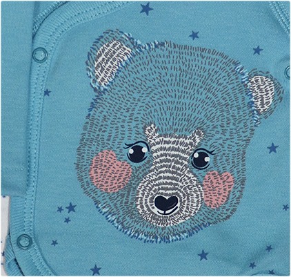 Set 2 body uri cu maneca lunga - Urs 6 luni [2]