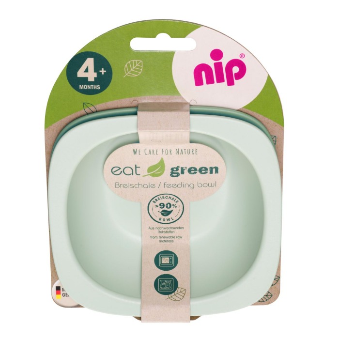Set 2 castroane pentru mancarea copiilor nip Eat Green 37065 [4]