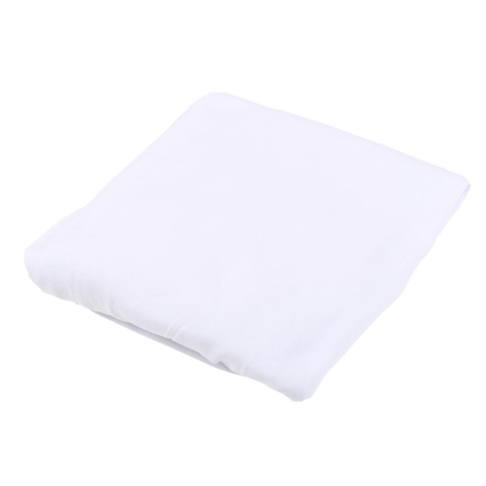 Set 2 cearceafuri cu elastic - Alb / Bleu - BalticBebe [3]