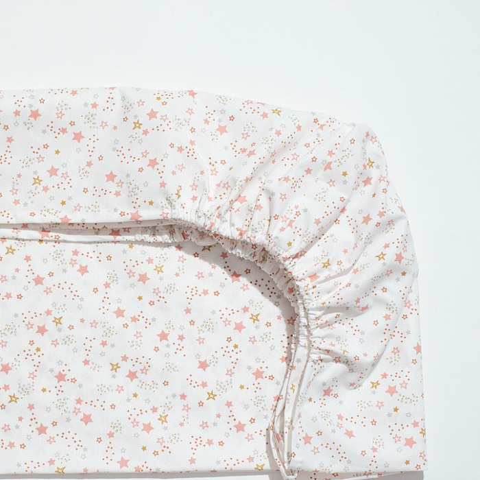Set 2 cearceafuri patut bumbac organic Mouse in Blush - Buva [4]