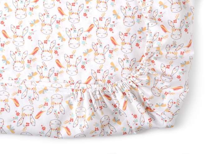 Set 2 cearceafuri patut Hey Bunny 60x120 cm [2]