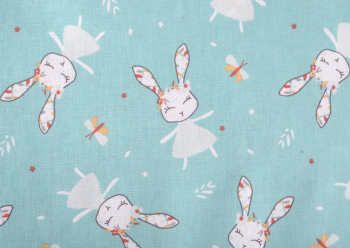 Set 2 cearceafuri patut Hey Bunny 60x120 cm [5]