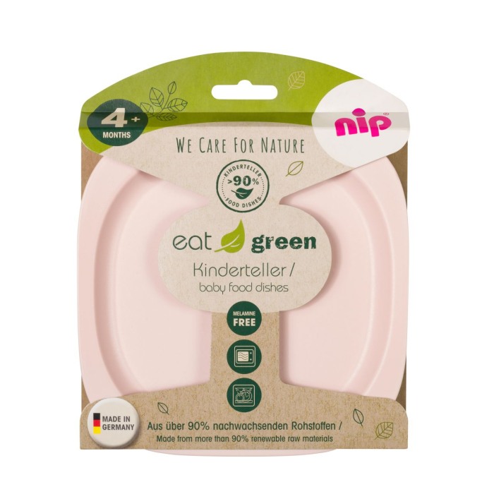 Set 2 farfurii pentru mancarea copiilor nip Eat Green 37068 [3]