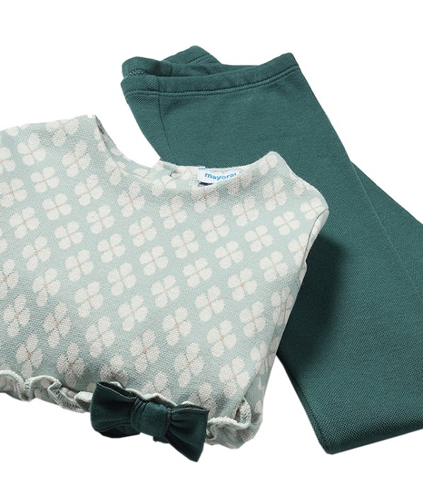 Set 2 piese - Bluza cu volane + Pantaloni - Mayoral   24 luni [2]