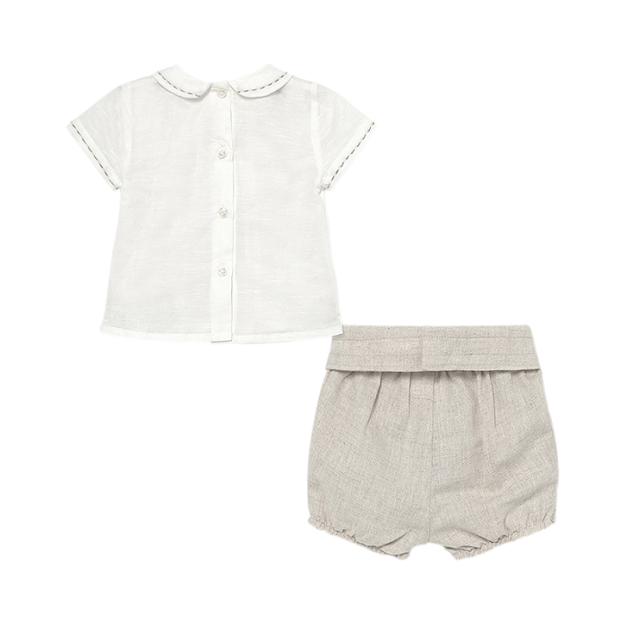 Set 2 piese - Bluza eleganta si pantaloni scurti - Mayoral 2-4 luni [2]