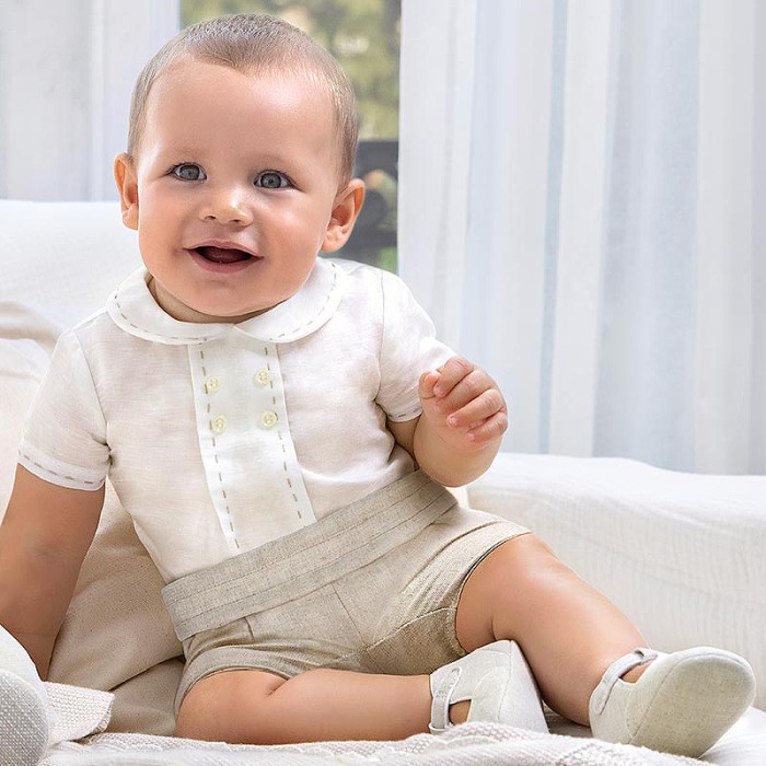 Set 2 piese - Bluza eleganta si pantaloni scurti - Mayoral 4-6 luni [4]