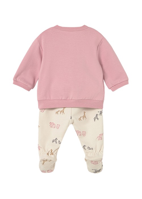 Set 2 piese - Bluza+pantaloni - roz/crem Mayoral [2]
