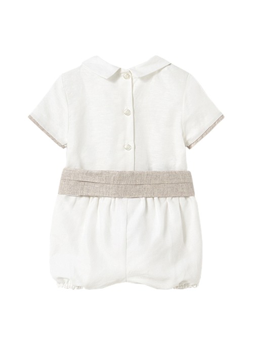 Set 2 piese ceremonie - Camasa eleganta + pantaloni scurti cu cingatoare - Mayoral 4-6 luni [2]