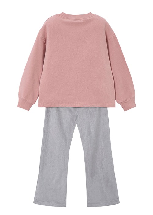 Set 2 piese - Colanti+bluza - broderie roz - Mayoral [2]