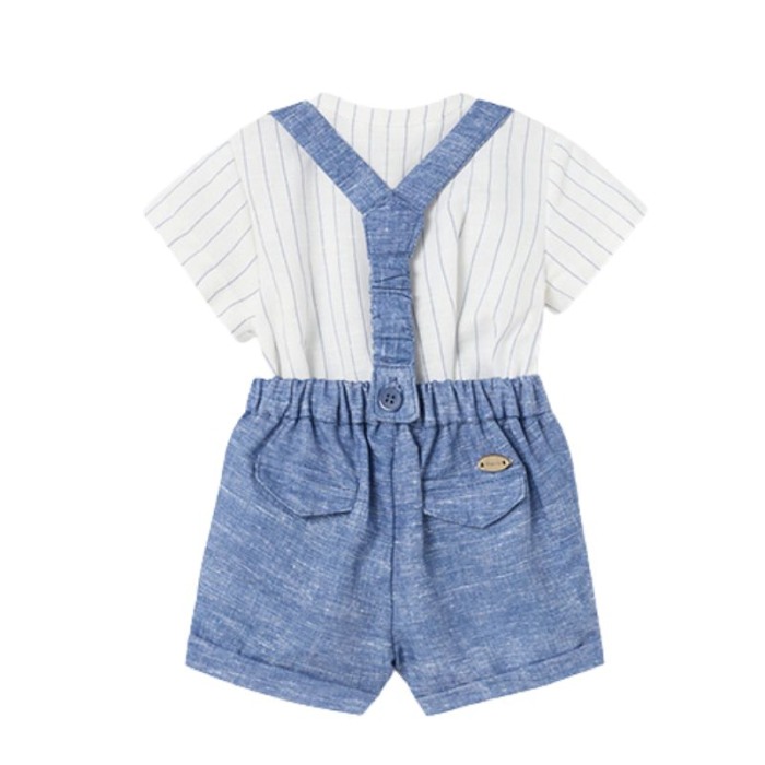 Set 2 piese din in pentru nou-nascut baiat - Mayoral 4-6 luni [2]