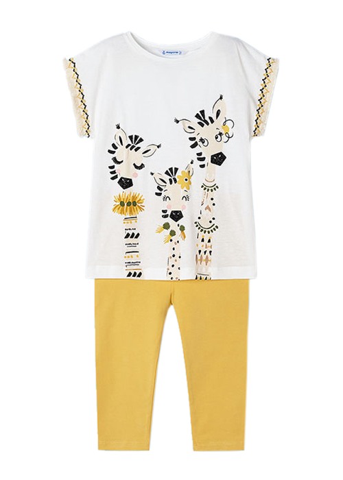 Set 2 piese, girafe, fata - Mayoral  7 ani [4]