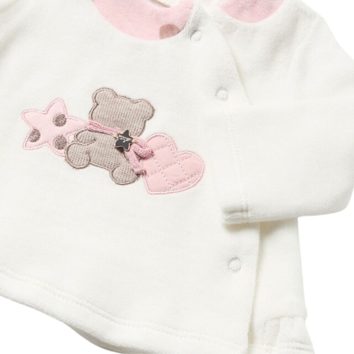 Set 2 piese - Pantaloni cu botosei + Bluza - Stea Urs Inimioara [5]