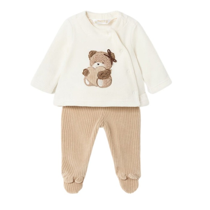 Set 2 piese - Pantaloni cu botosei + Bluza - Ursulet - Mayoral 2-4 luni (65 cm) [5]