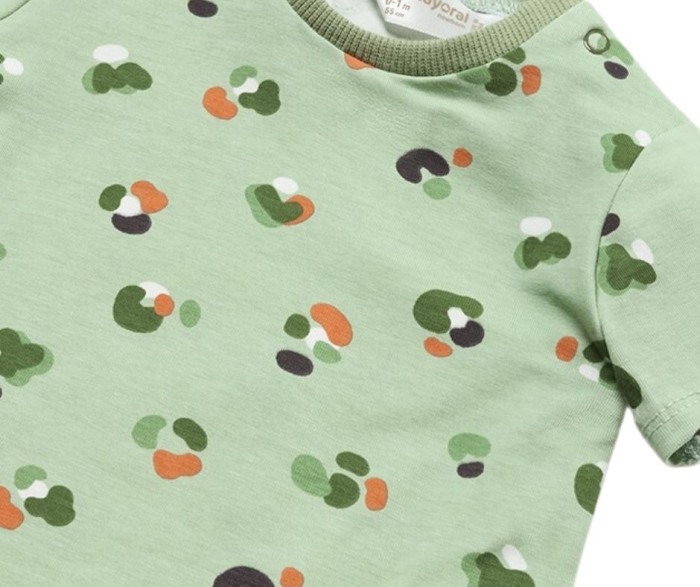 Set 2 piese - Salopeta blugi cu bretele + tricou VERNIL- Mayoral  12 luni [4]