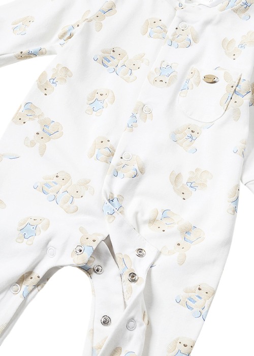 Set 2 piese Salopeta si caciulita  iepurasi - Better Cotton- Mayoral  2-4 luni (65 cm) [2]