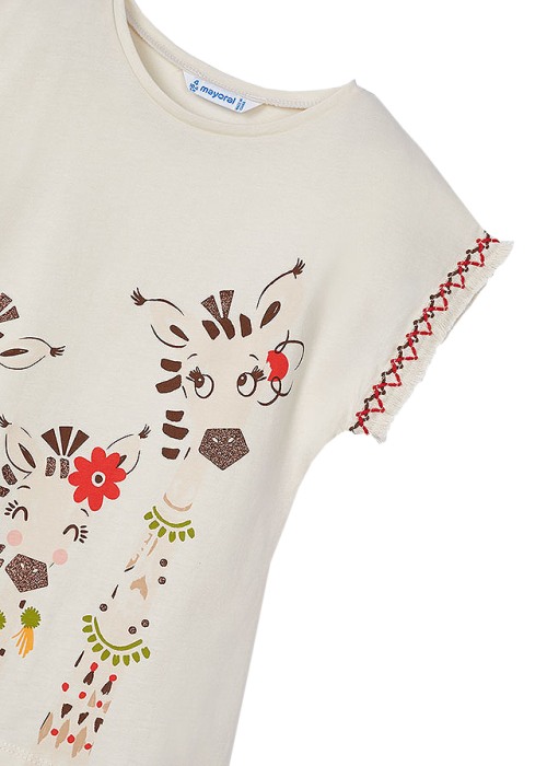 Set 2 piese The giraffe family Better Cotton, bluza+pantaloni - Mayoral 6 ani (116 cm) [2]