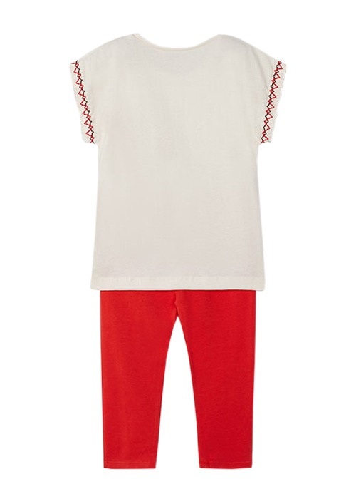 Set 2 piese The giraffe family Better Cotton, bluza+pantaloni - Mayoral 6 ani (116 cm) [3]