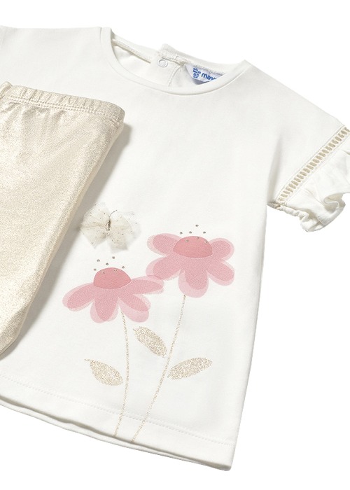 Set 2 piese - Tricou + Colanti - aplicatie tul [3]