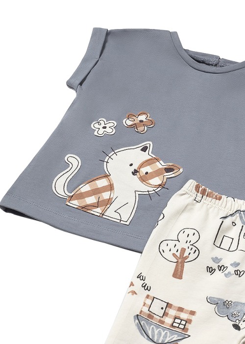 Set 2 piese - Tricou+colanti - pisica [3]