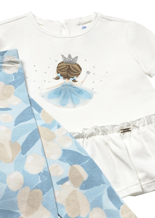 Set 2 piese - Tricou + Colanti - volane [3]