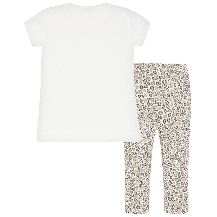 Set 2 piese tricou si colanti animal print 6 ani [2]