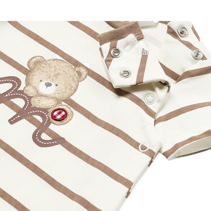 Set 2 salopete din bumbac sustenabil Ursi - Mayoral 4-6 luni [5]