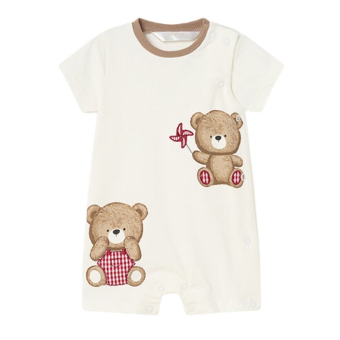 Set 2 salopete din bumbac sustenabil Ursi - Mayoral 6-9 luni [3]