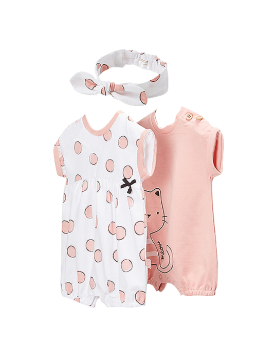 Set 2 salopete (pijamale) + Bentita ECOFRIENDS - Mayoral 2-4 luni [2]