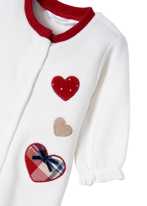 Set 2 salopete (pijamale) ECOFRIENDS - Catifea - Mayoral 4-6 luni [5]