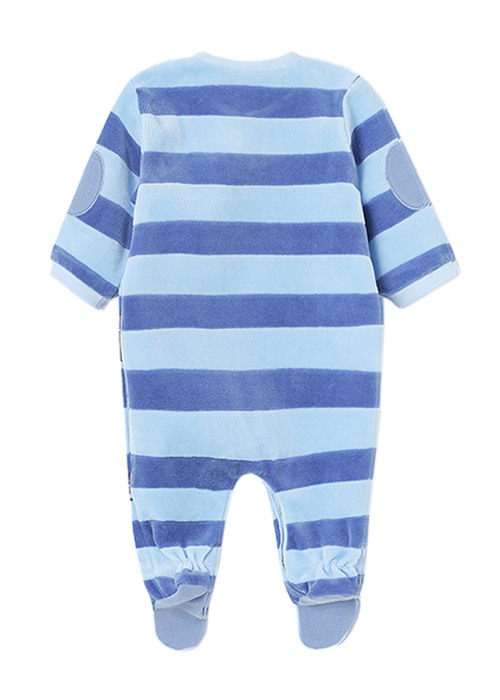 Set 2 salopete (pijamale) ECOFRIENDS - Catifea - Pinguini - Mayoral 4-6 luni [4]