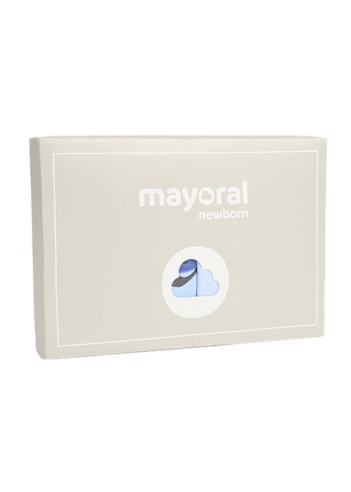 Set 2 salopete (pijamale) ECOFRIENDS - Catifea - Pinguini - Mayoral 4-6 luni [6]