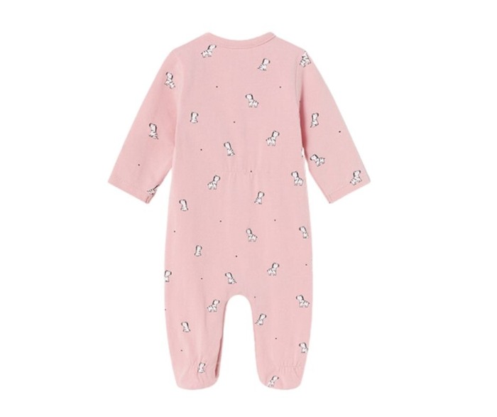 Set 2 salopete  (pijamale) imprimeu bumbac sustenabil Zebre - Mayoral 2-4 luni [4]