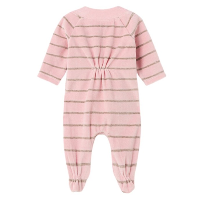 Set 2 salopete (pijamale) Ursuleti/buline de plus bumbac BCI nou-nascut - Mayoral 2-4 luni (65 cm) [3]