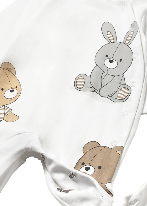 Set 2 salopete (pijamale) - ursuleti - Mayoral  2-4 luni [4]