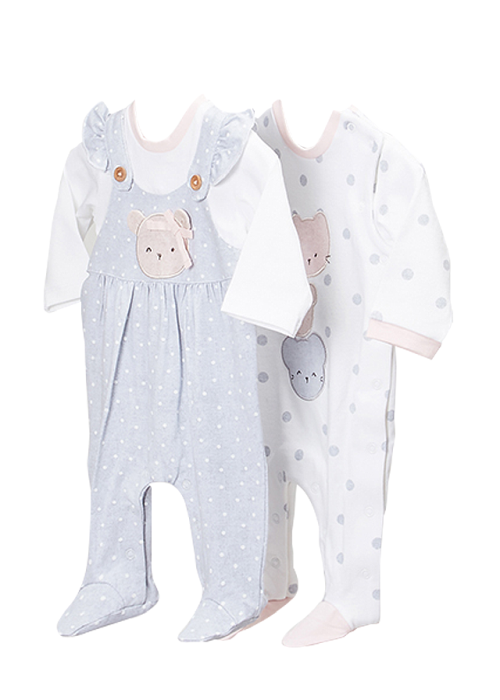 Set 2 salopete - Pisicute - Mayoral 2-4 luni [2]