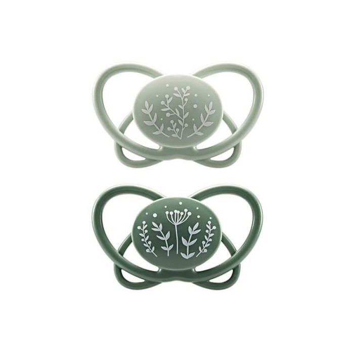 Set 2 Suzete MyButterfly din silicon, forma anatomica, simetrica, tetina ortodontica flexibila, cu cutie de transport si sterilizare, 16 - 32 luni, nip first moments 31612 [4]