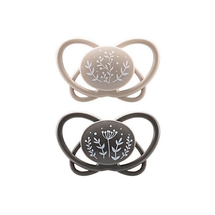Set 2 Suzete MyButterfly din silicon, forma anatomica, simetrica, tetina ortodontica flexibila, cu cutie de transport si sterilizare, 16 - 32 luni, nip first moments 31612 [3]