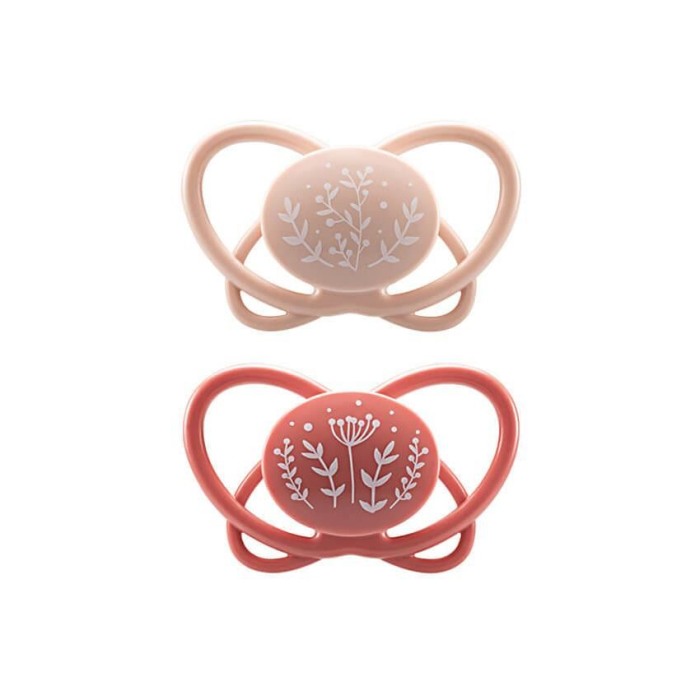 Set 2 Suzete MyButterfly din silicon, forma anatomica, simetrica, tetina ortodontica flexibila, cu cutie de transport si sterilizare, 5-18 luni, nip first moments 31611 [5]