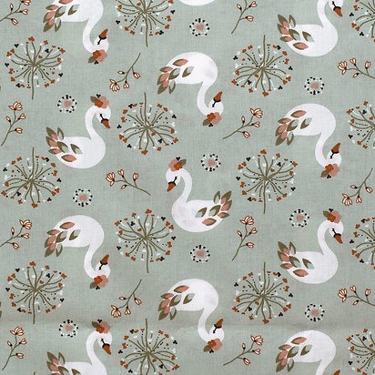 Set 2x cearceafuri patut I Heart Swans - Buva [7]