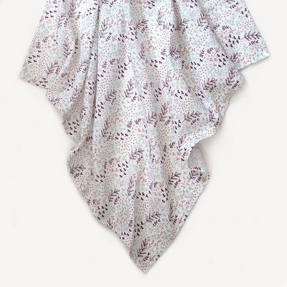 Set 2x paturici muselina Pink& Flowers - Buva [2]