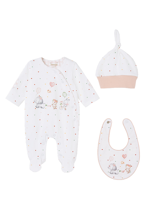 Set 3 piese cadou, ECOFRIENDS - Animale padure - Mayoral 1-2 luni [3]