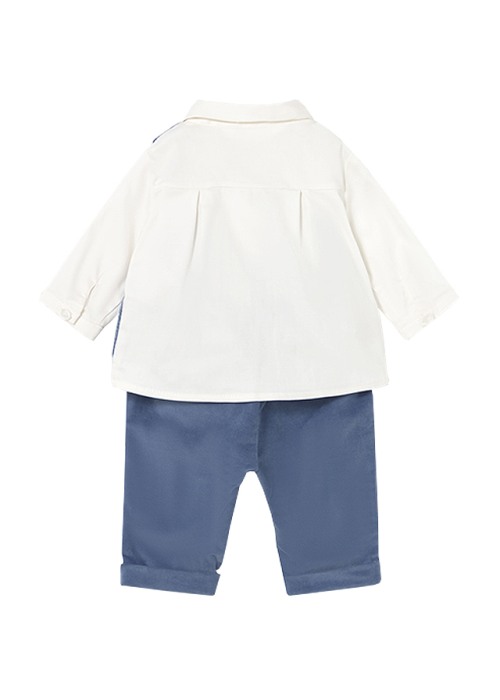 Set 3 piese - camasa + pantaloni + papion - Mayora 12 luni [2]