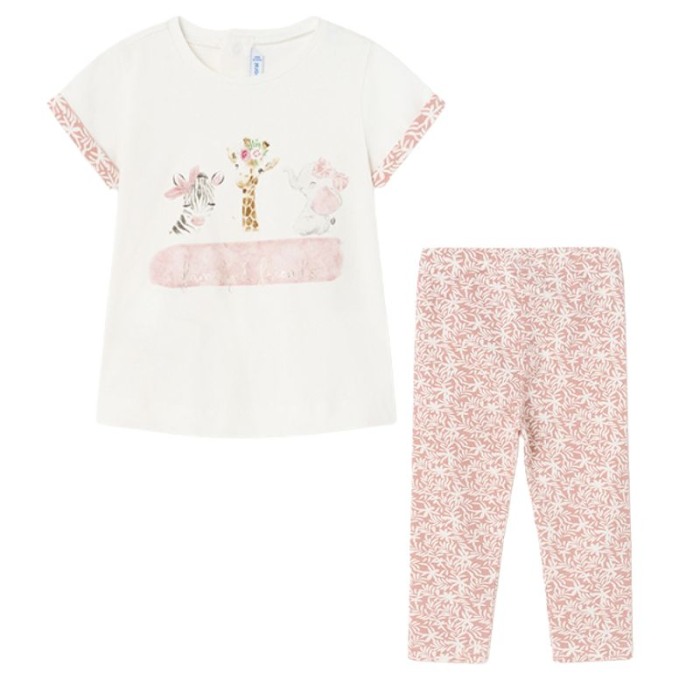 Set 3 piese cu jacheta din bumbac sustenabil JUNGLA - Mayoral  3 ani [2]