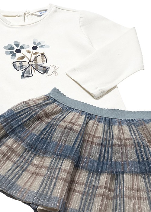 Set 3 piese - Fusta+bluza+cardigan - Mayoral [5]