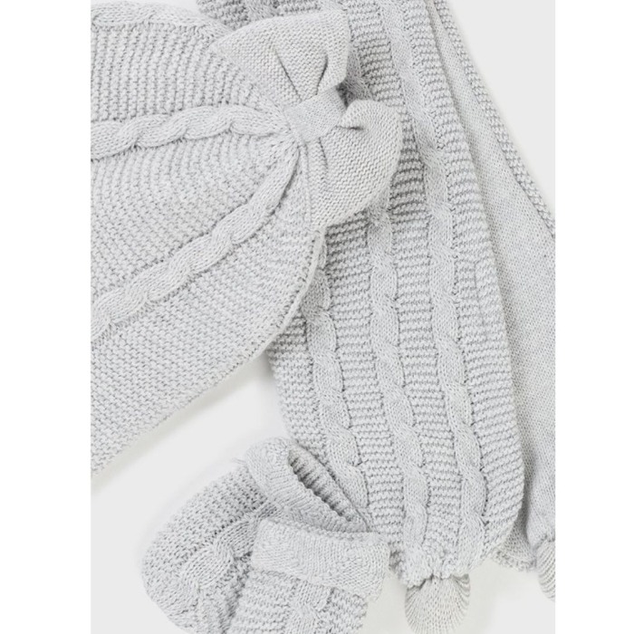 Set 3 piese Perla caciula fular si manusi  - Mayoral     0 luni (50 cm) [2]