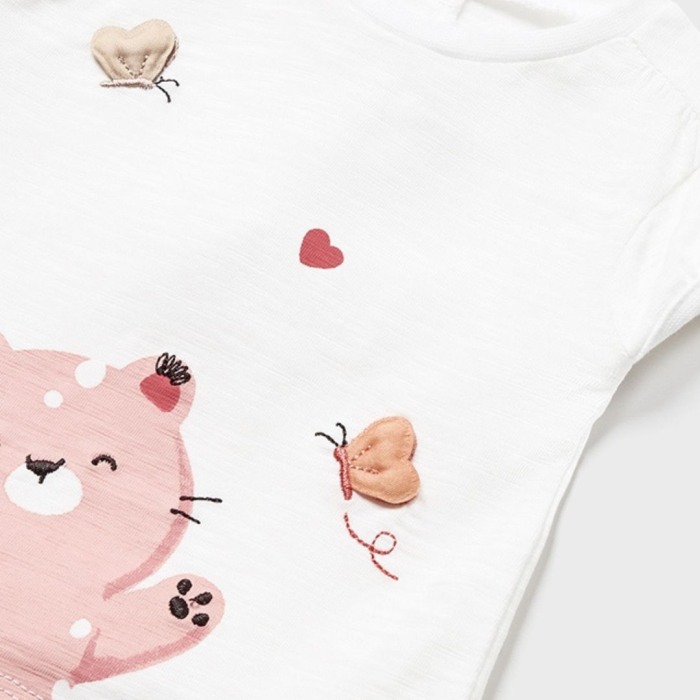 Set 3 piese Pisicata din bumbac sustenabil pentru nou-nascut - Mayoral 12 lui [3]